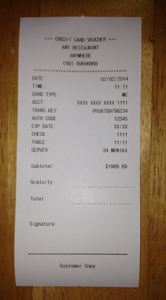 Fake Receipt Templates Free Receipt Templates We Print Your