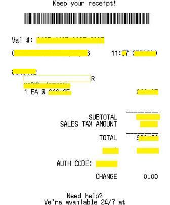 Images of Fake Receipts, from 2009 | We make much better receipts than these now | Twitter ...